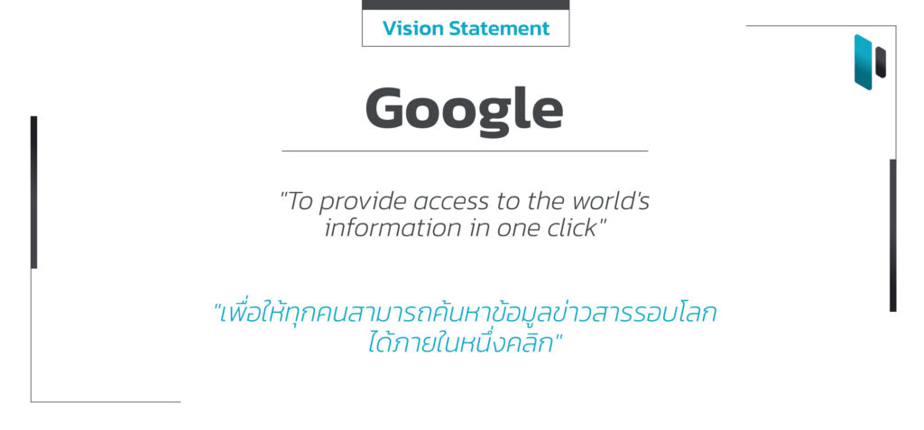 Google Vision Statement