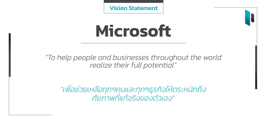 Microsoft Vision Statement