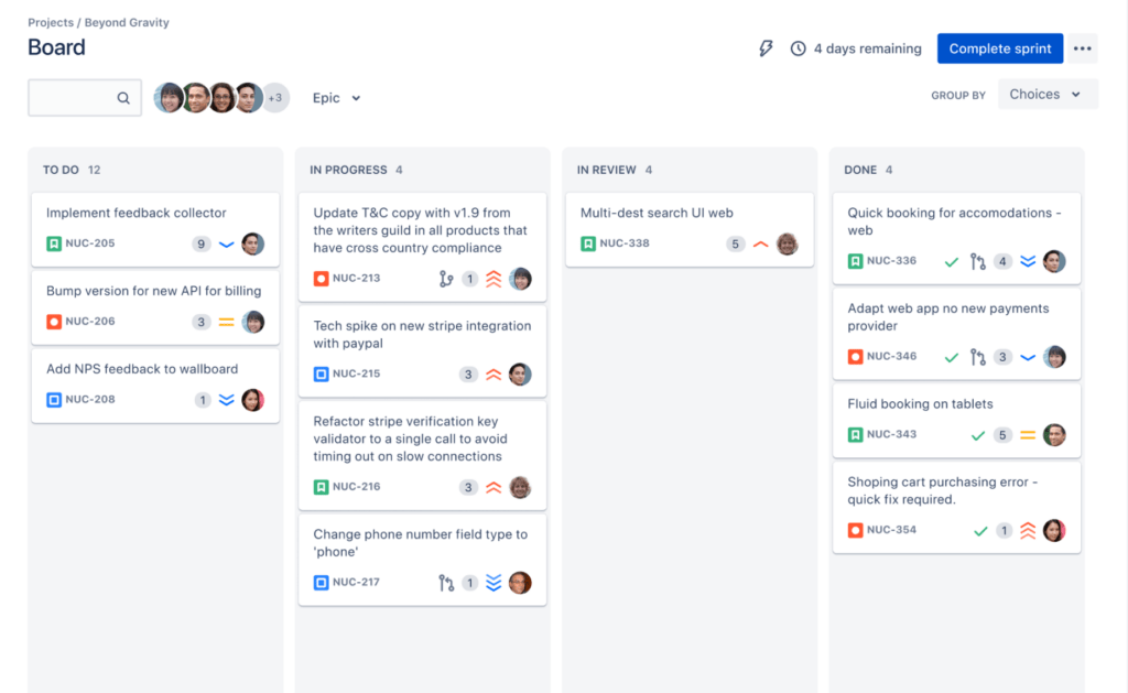Jira-Scrum-Board