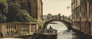 Bridge Between Houses in Italy
