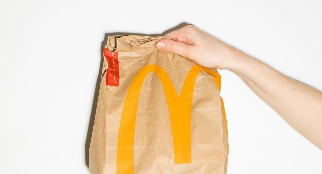 A_Woman_Holding_McDonald's_Bag