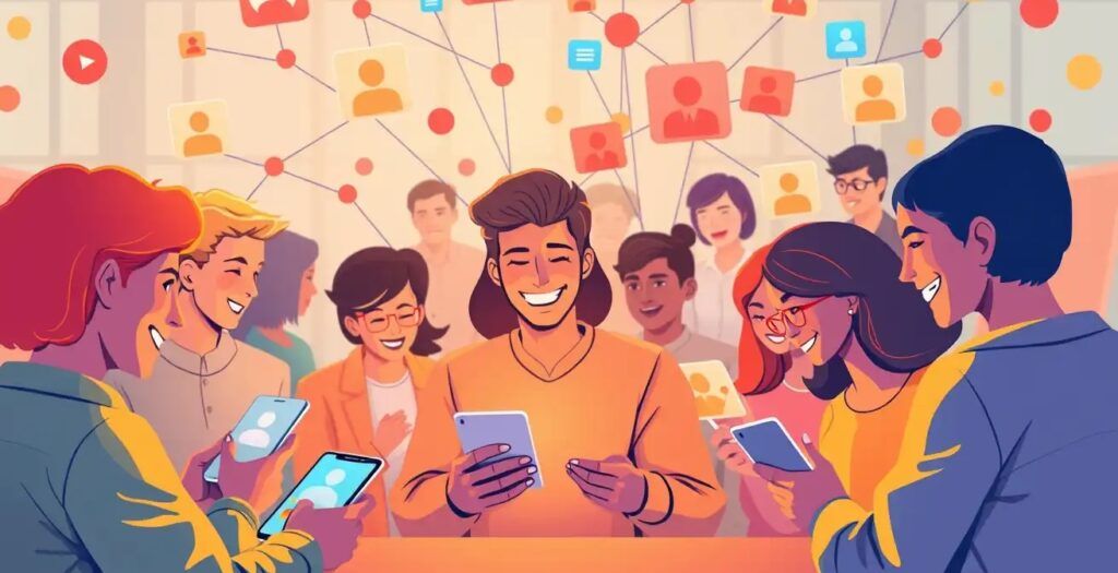 A_Photo_of_People_Connected_Through_Devices A_Photo_of_People_Connected_Through_Devices