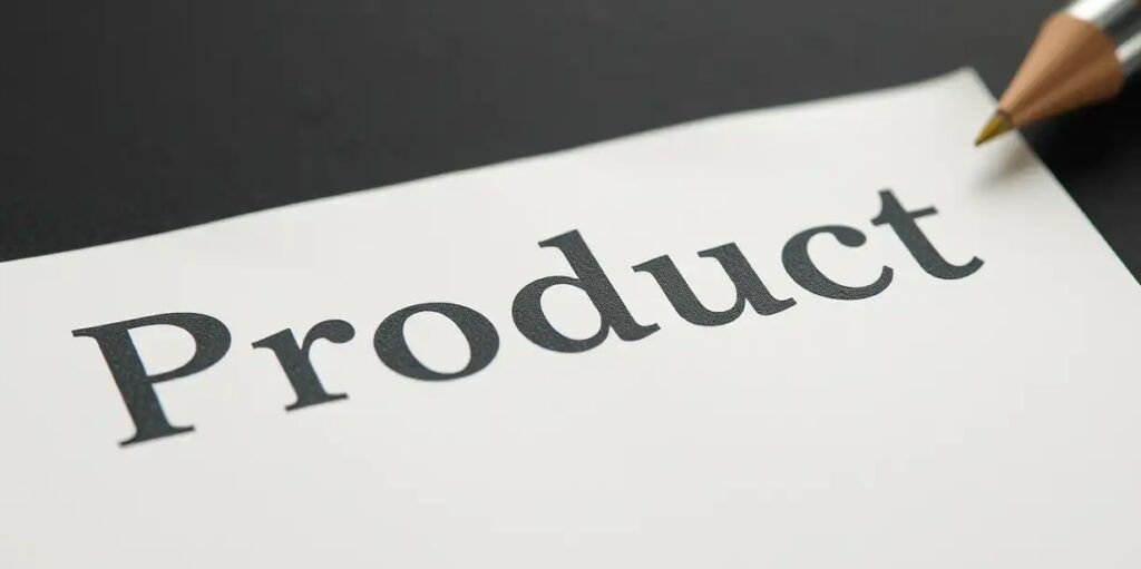 A_Wording_of_Product_on_Paper