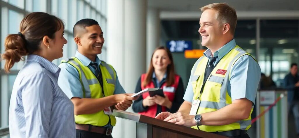 Airport_Ground_Service_Talking_to_Customer