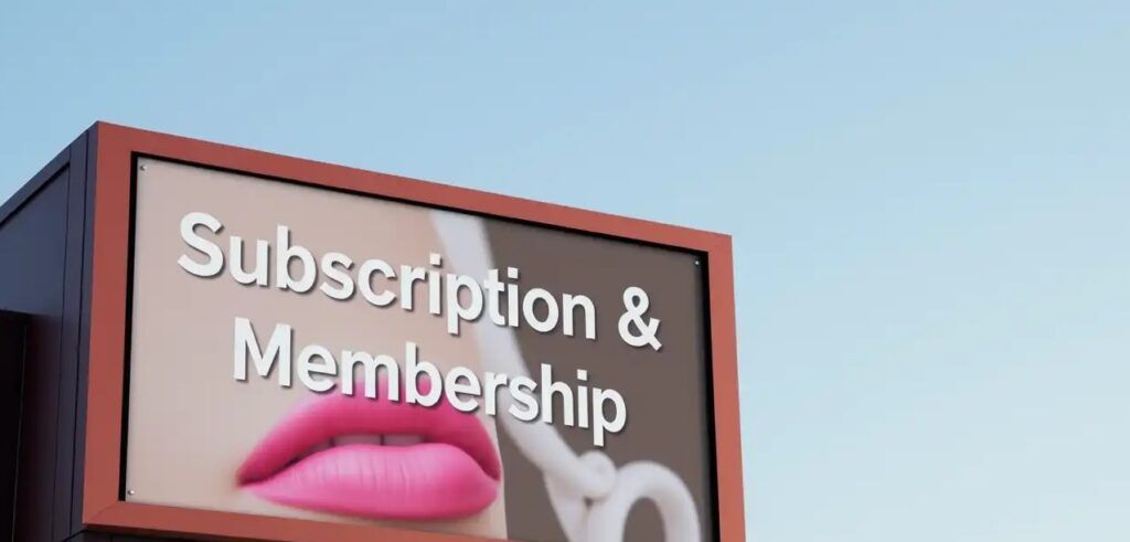 Subscription_&_Membership_wording_on_billboard