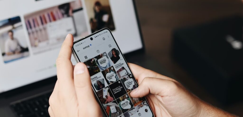 A_Man_Scrolling_Smartphone