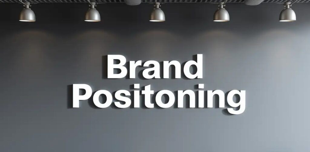 Wording of Brand Positioning on the Wall