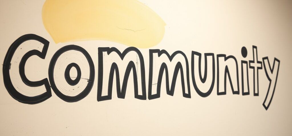 Wording of Community on the Wall