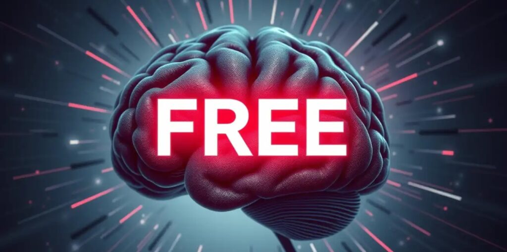 The word “FREE” acting as an emotional trigger button in the human brain