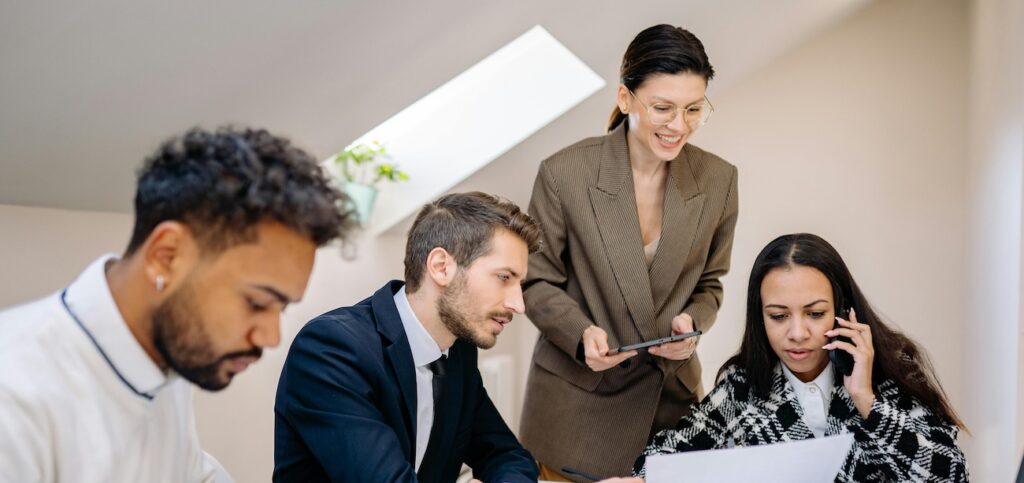 Co-Workers_Working_in_Office Co-Workers_Working_in_Office