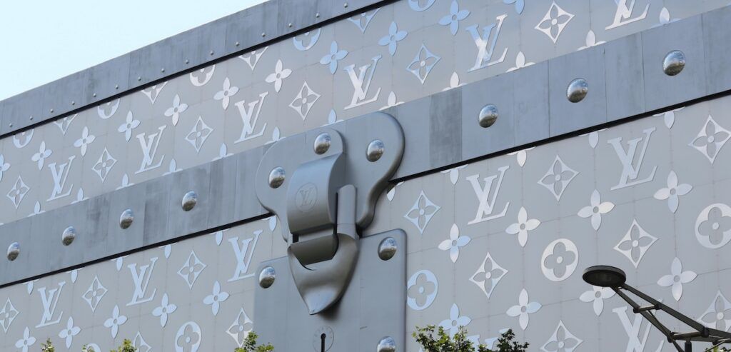 Louis Vuitton Building Facade in Paris Louis Vuitton Building Facade in Paris