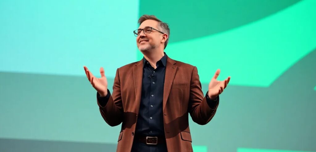 A CEO on Stage