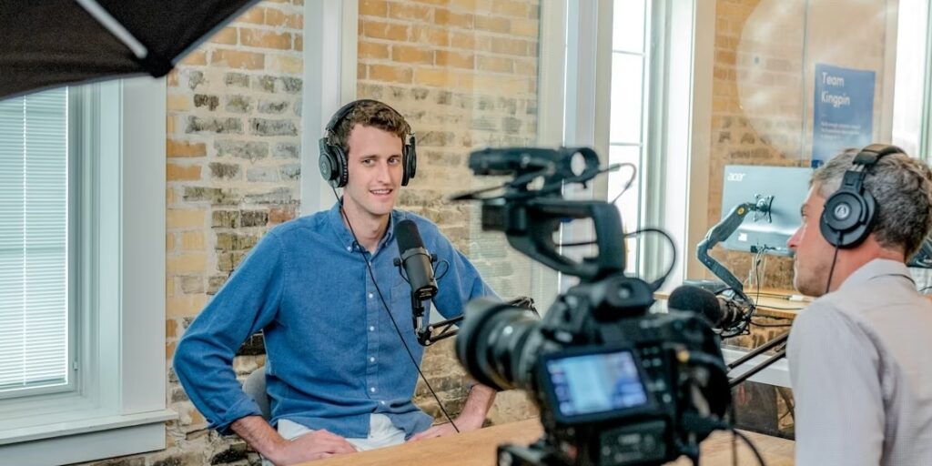 A-Man-Podcasting-in-Studio