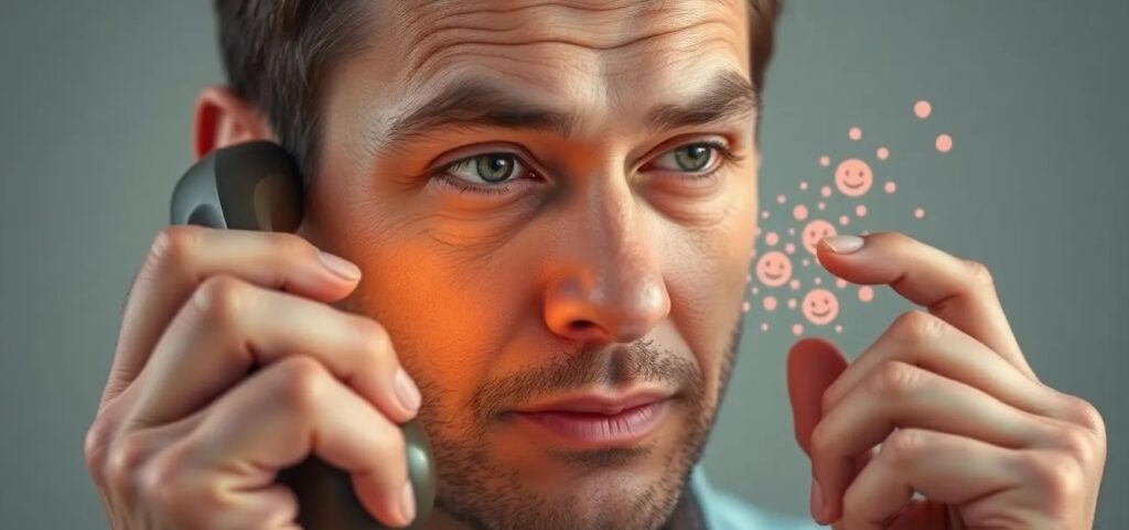 A close-up portrait of a thoughtful male leader with a growth mindset expression