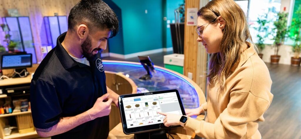 A_Man_Ordering_Goods_from_Tablet