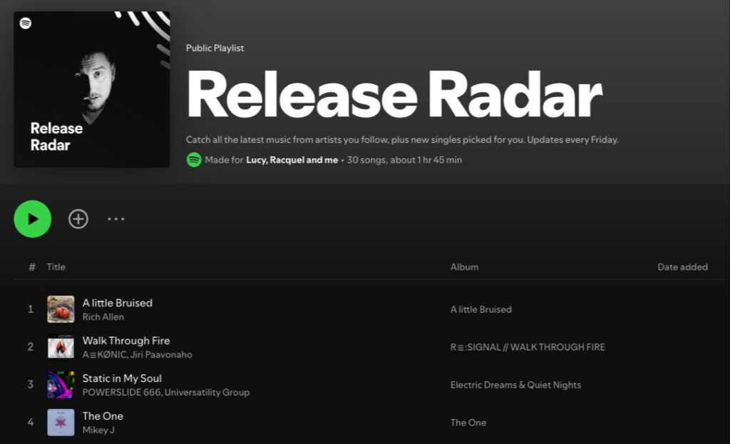 Spotify-Release-Radar-Example-1