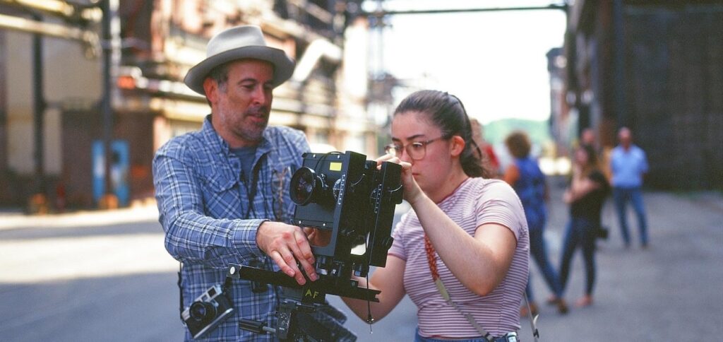 actor-and-filmmaker-using-film-photography-at-kodak-park