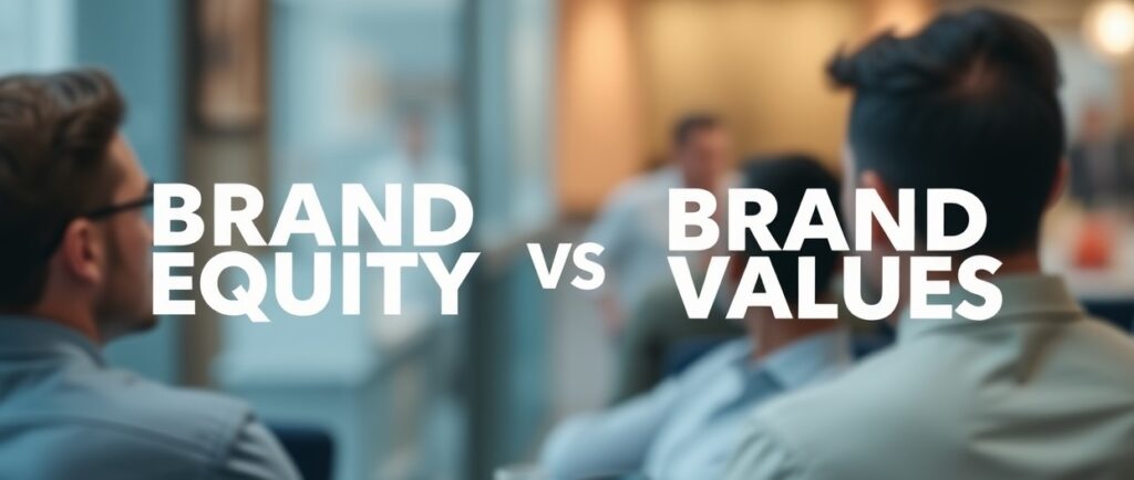 Brand-Equity-vs-Brand-Values-wording-in-front-of-customer-background