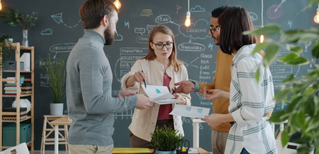 Marketing-Team-Discusing-Marketing-Plan