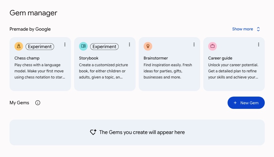 Google-Gem-Manager