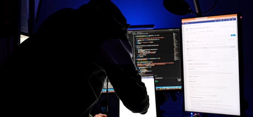 Hacker is trying to hack system Hacker is trying to hack system