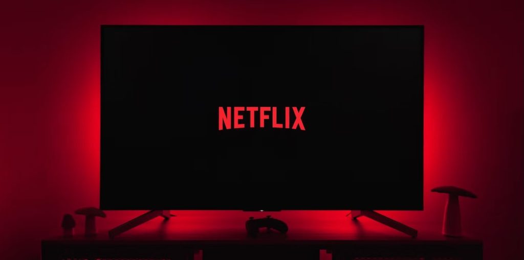 Netflix Screen on TV