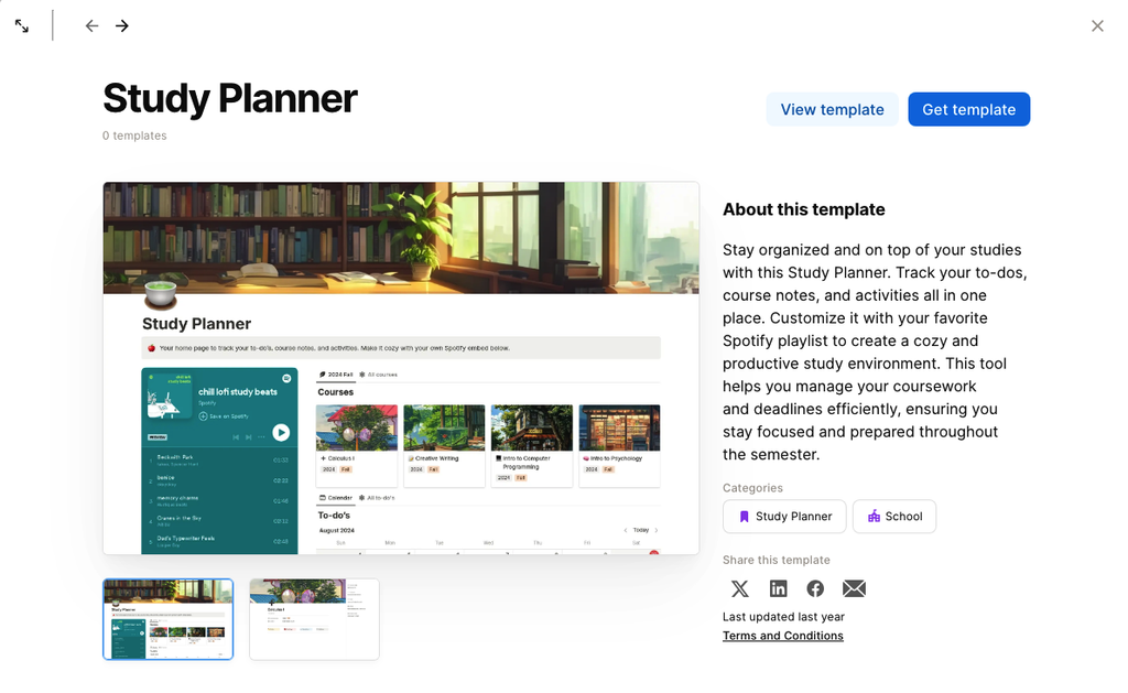Notion Example Template