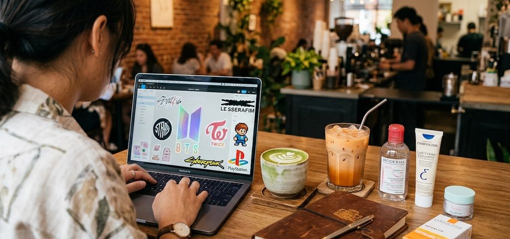 a modern creative working at a hipster cafe a modern creative working at a hipster cafe